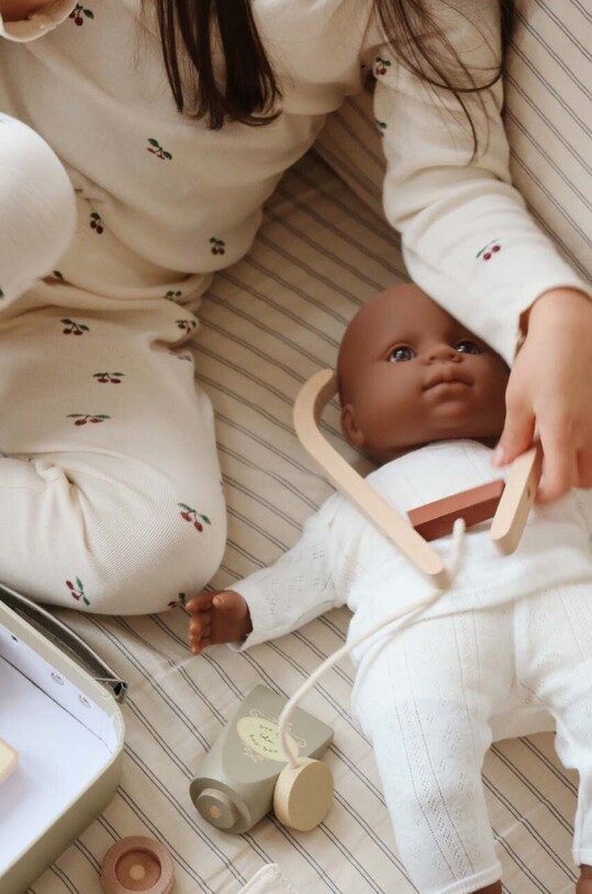 Băieți Konges Sløjd păpuşă bebeluş GERD THE DOLL KS2697 alb