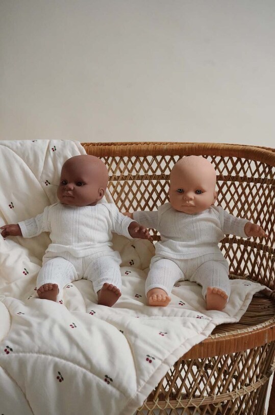 Konges Sløjd păpuşă bebeluş GERD THE DOLL alb KS2697