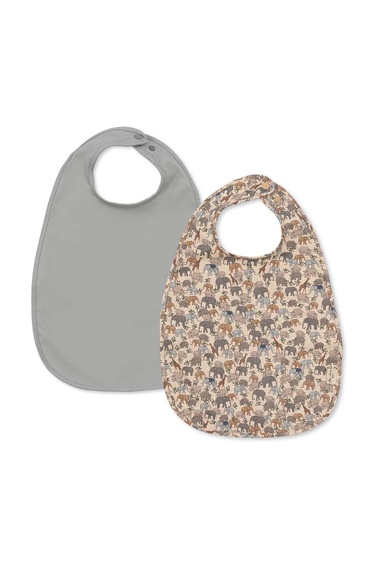 Βρεφική σαλιάρα Konges Sløjd 2-pack 2-pack μπλε KS5061