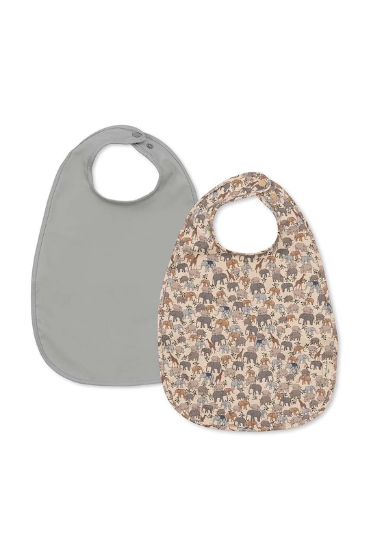 Βρεφική σαλιάρα Konges Sløjd 2-pack 2-pack μπλε KS5061