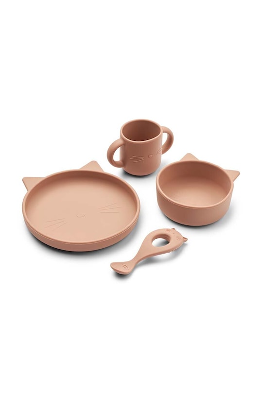 Liewood set de cină pentru copii portocaliu LW13061