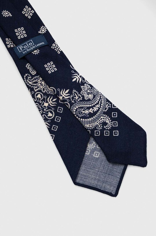 Polo Ralph Lauren cravatta in lana 712890679 blu navy SS23