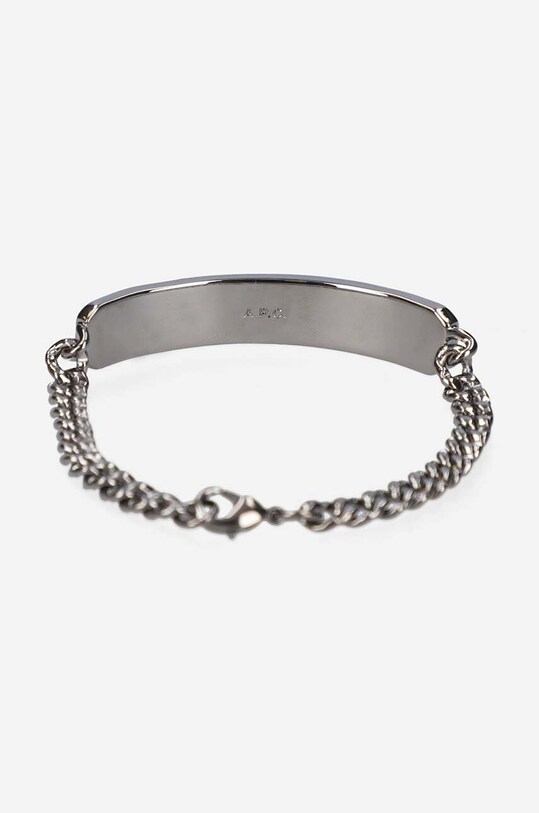 A.P.C. bratara Gourmette Darwin MEACC.M70606 gri SS23