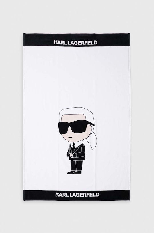 Karl Lagerfeld ręcznik bawełniany biały 230W3958