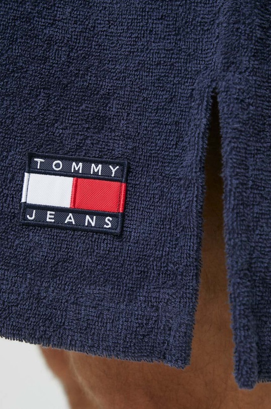 Tommy Jeans ręcznik bawełniany UU0UU00075.PPYX granatowy