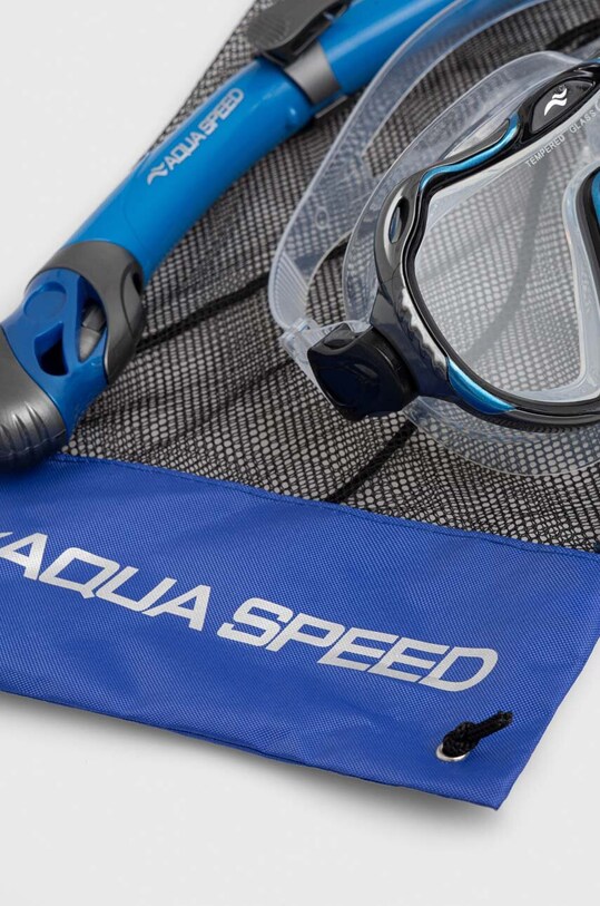 Комплект для дайвинга Aqua Speed Java + Elba голубой Java.Elba