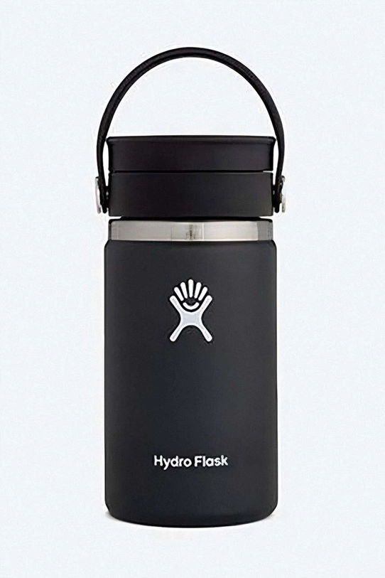 Hydro Flask cană thermos 12 Oz Wide Flex Sip Lid negru W12BCX001