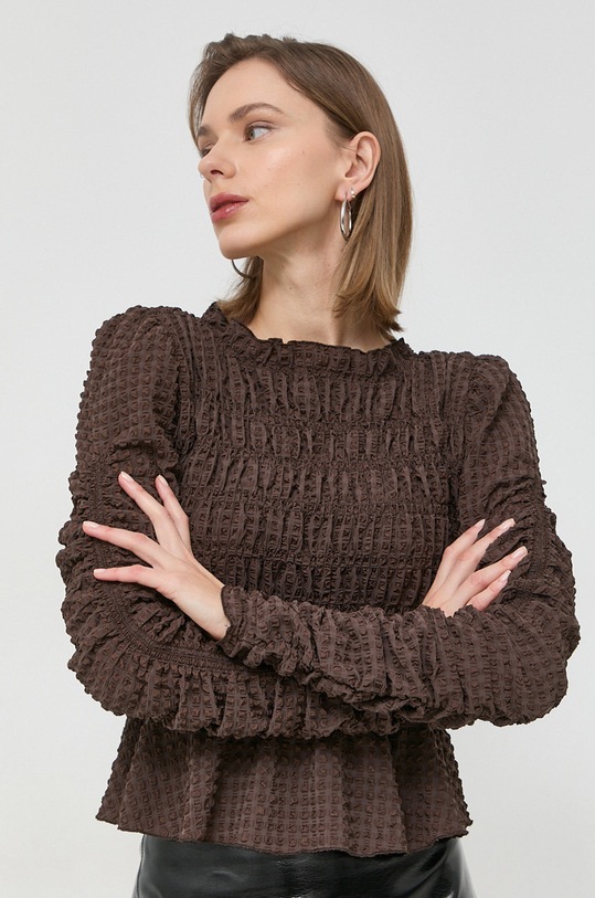 Notes du Nord bluzka Ficca brązowy 12949
