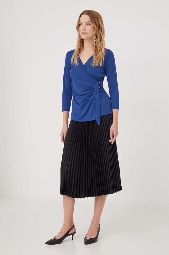 Блузка Lauren Ralph Lauren 200889081 голубой SS25