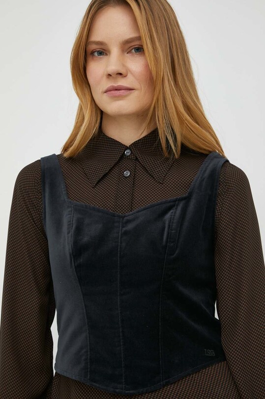 Levi's top bawełniany A4573.0000 czarny