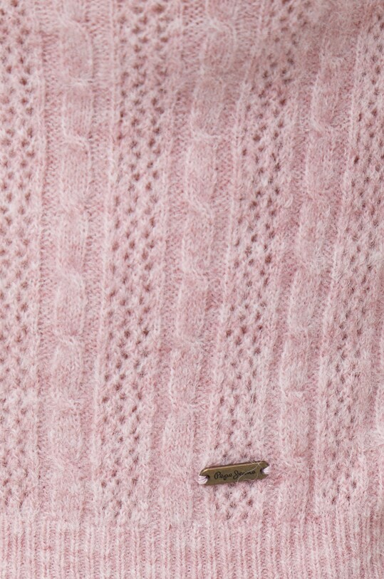 Топ з домішкою вовни Pepe Jeans Tiana PL701946.308 рожевий