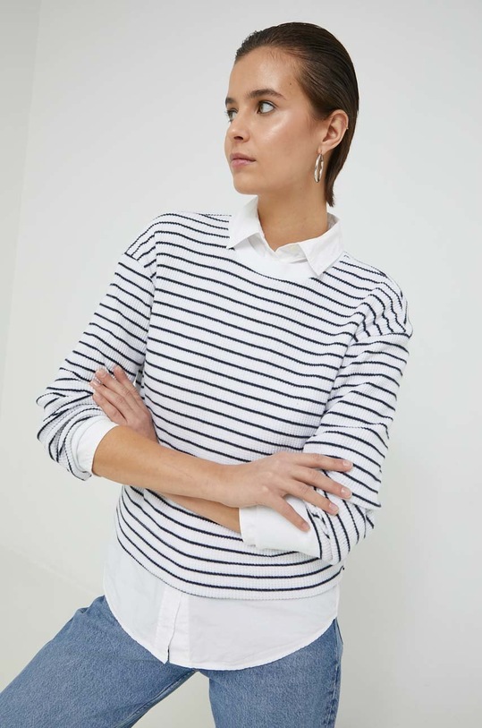 Abercrombie & Fitch bluza pozostałe biały KI139.3241.105