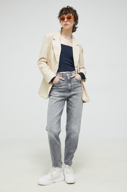 Sveter Abercrombie & Fitch KI150.3107.200 tmavomodrá SS23