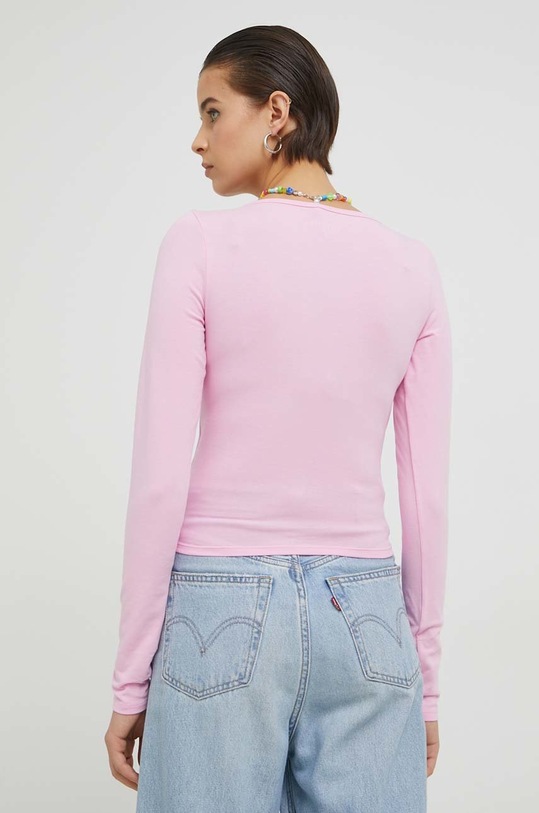 Oblečení Bavlněné tričko Hollister Co. KI339.3192.601 růžová