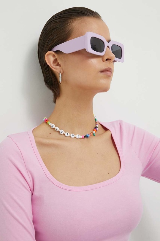 Bavlněné tričko Hollister Co. růžová KI339.3192.601