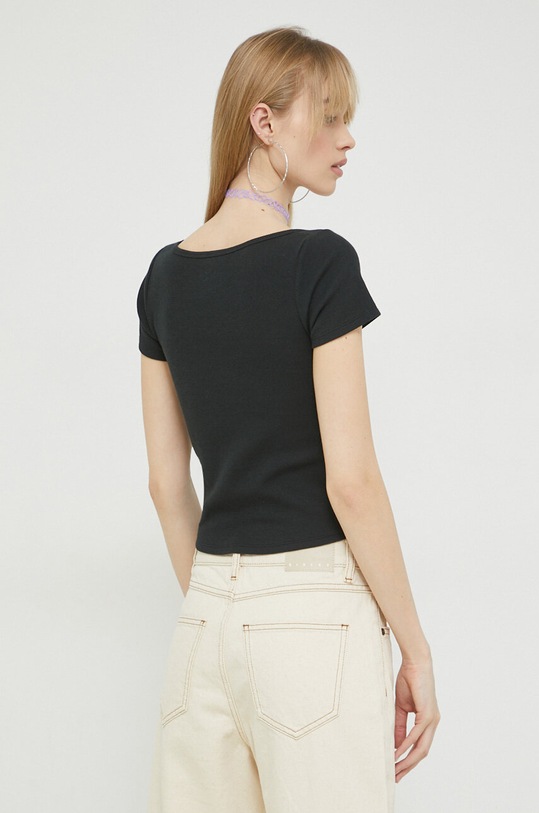 Ρούχα Μπλουζάκι Hollister Co. KI339.3273.900 μαύρο