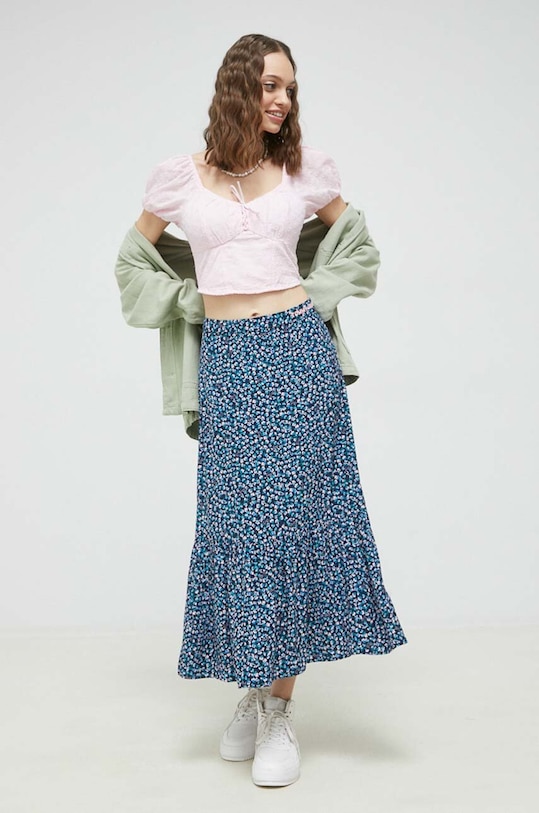 Hollister Co. top bawełniany KI340.3133.600 różowy SS23