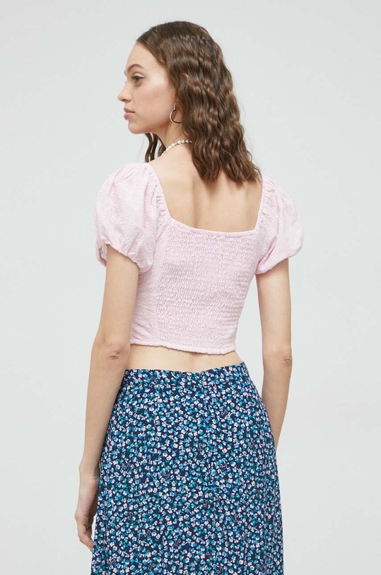 Odzież Hollister Co. top bawełniany KI340.3133.600 różowy