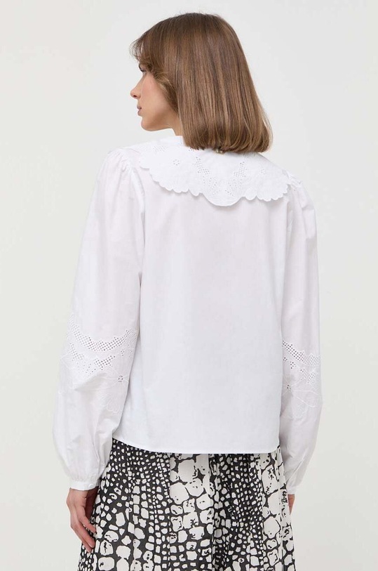 Îmbrăcăminte Twinset bluza din bumbac 231TT2302 alb