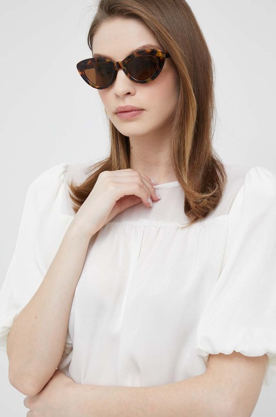 Dkny bluzka regular beżowy P2KANODT