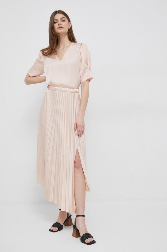 Dkny bluzka P31ATQ34 pomarańczowy SS23