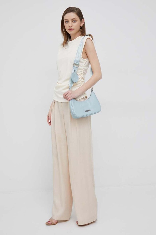 Dkny bluzka P3AH7QKR beżowy SS23