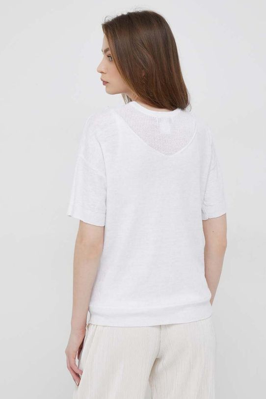 Odzież Dkny sweter lniany P3ASAH92 biały