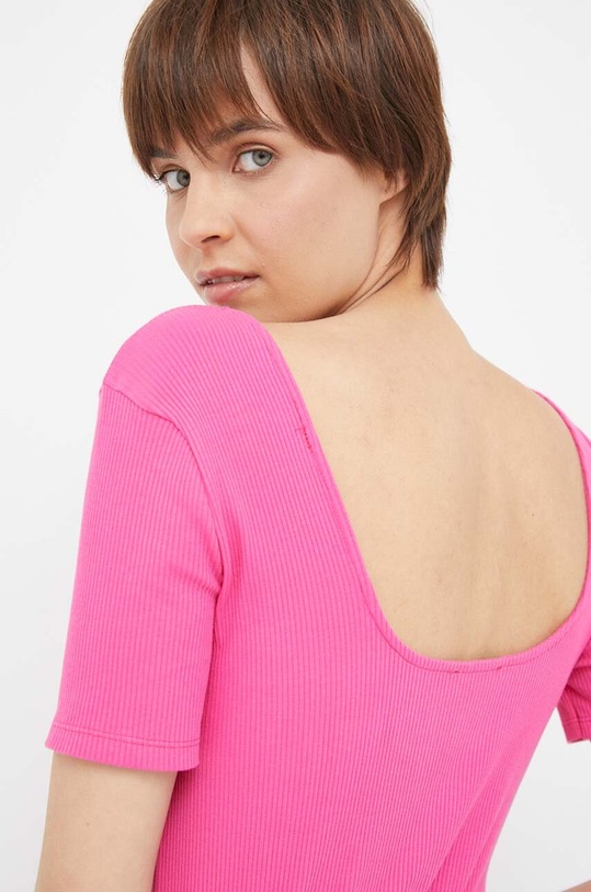 Tričko United Colors of Benetton 33WHD103Z.02A ružová SS23