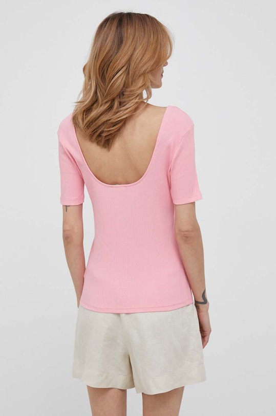 Oblečení Tričko United Colors of Benetton 33WHD103Z.2Y4 růžová
