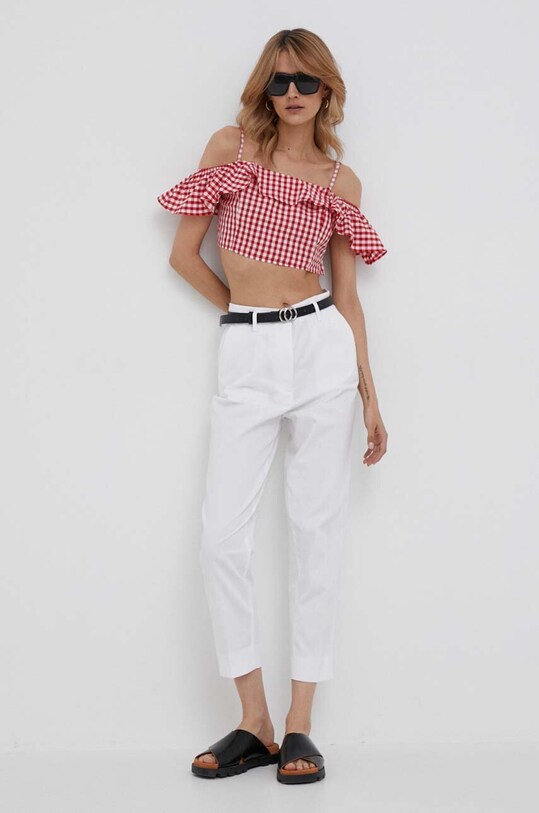United Colors of Benetton top din amestec de in 5YCNDQ04K.911 rosu SS23