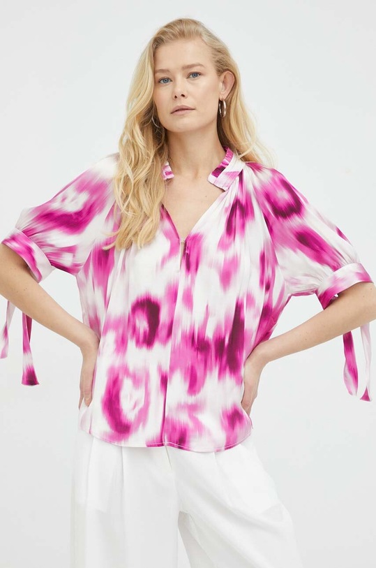 Блузка Herskind візерунок рожевий 4741370