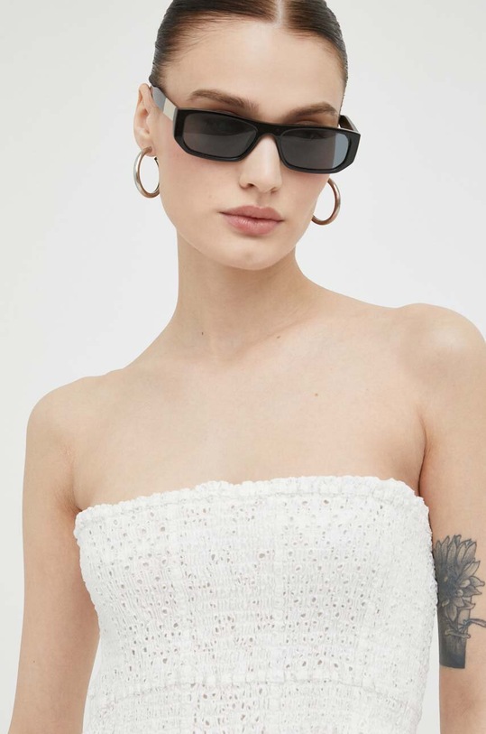 Herskind top din bumbac 4744929 alb