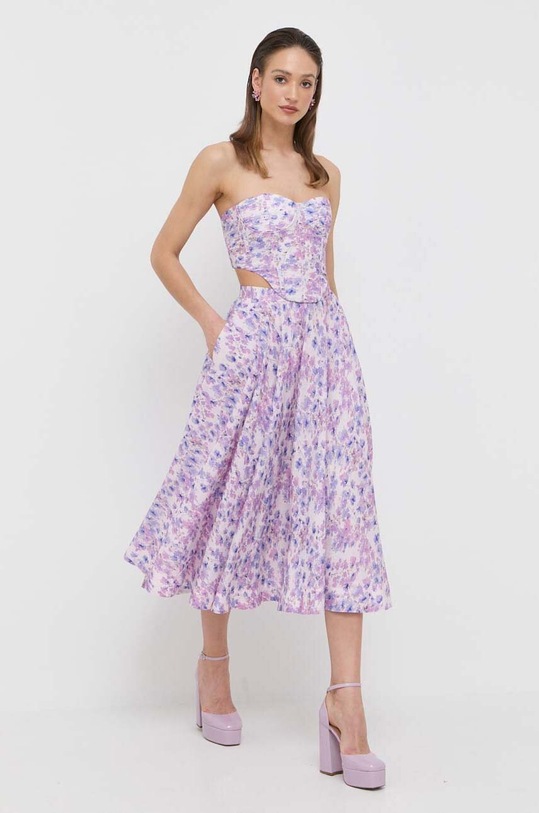 Bardot gorset 58547TB.LILAC.FLRL fioletowy SS23