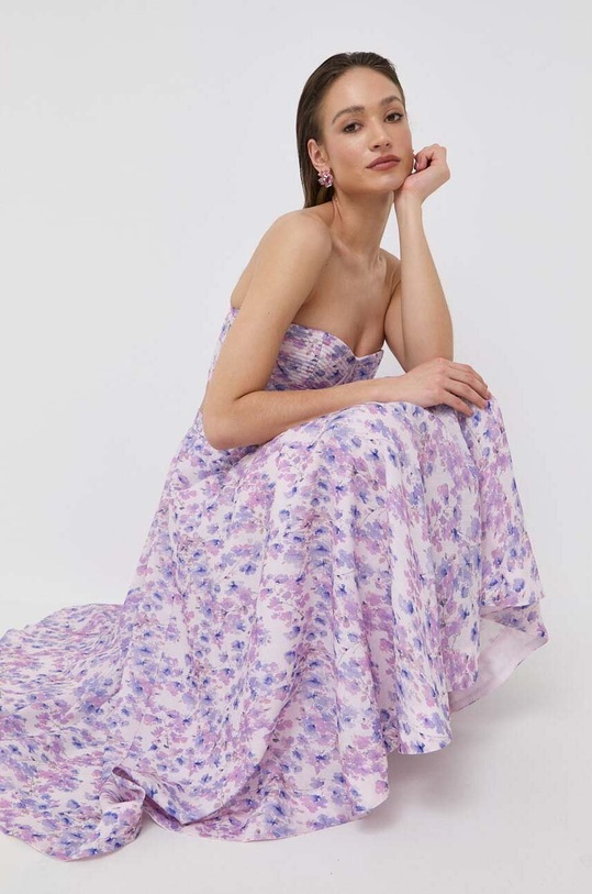 Korzet Bardot fialová 58547TB.LILAC.FLRL