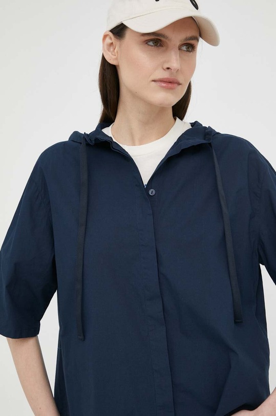 Marc O'Polo koszula bawełniana DENIM granatowy 343110541087