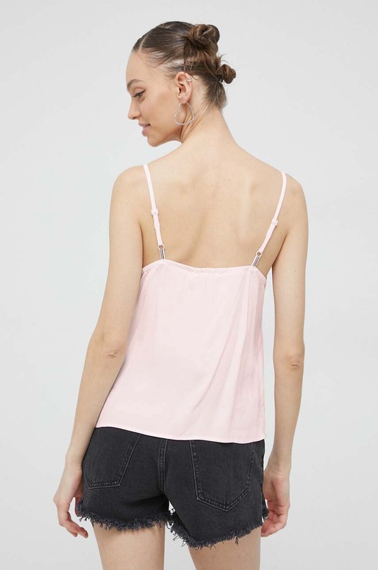 Odzież Tommy Jeans top DW0DW15198.PPYX różowy