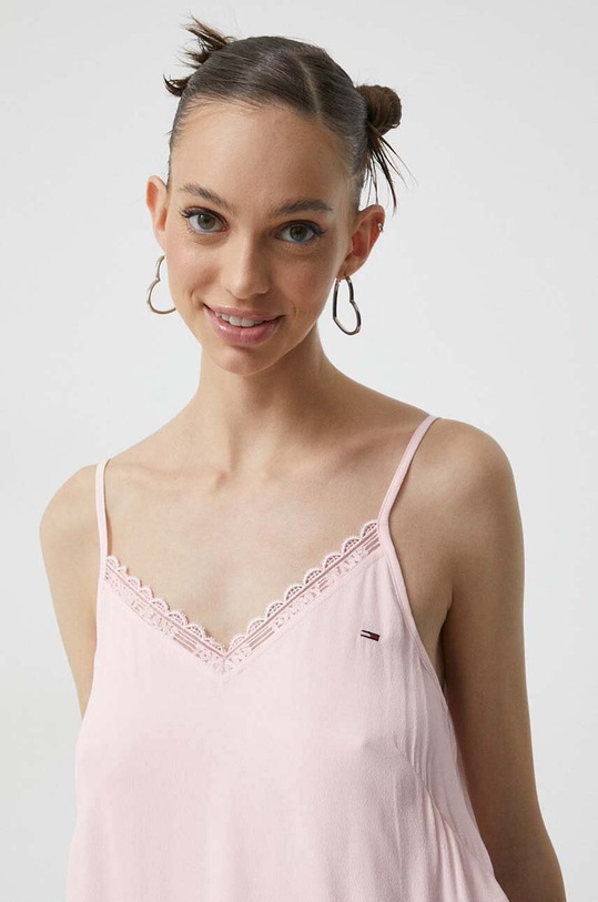 Tommy Jeans top różowy DW0DW15198.PPYX