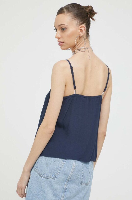 Odzież Tommy Jeans top DW0DW15198.PPYX granatowy