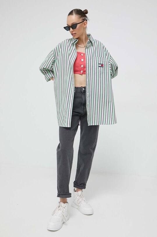 Джинсовый топ Tommy Jeans DW0DW15664.PPYX розовый SS23