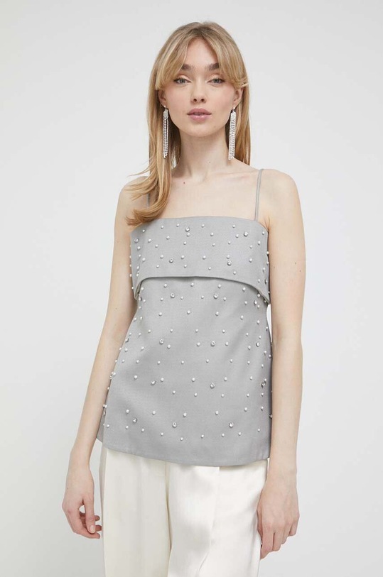 Bluza s dodatkom vune Stine Goya Planet friendly siva SG4752