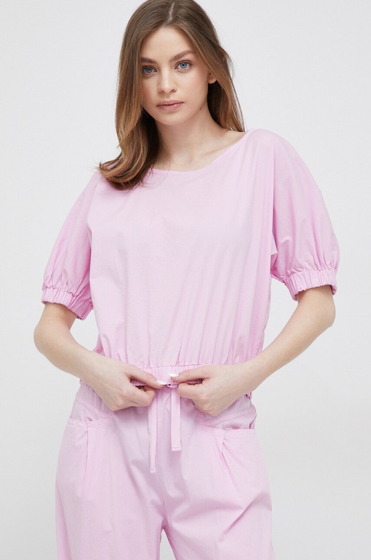 Deha bluzka casual różowy D83082.75405