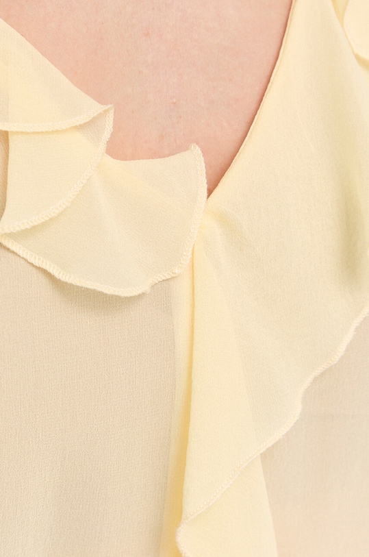 Patrizia Pepe bluzka jedwabna 2C1484.A084 żółty