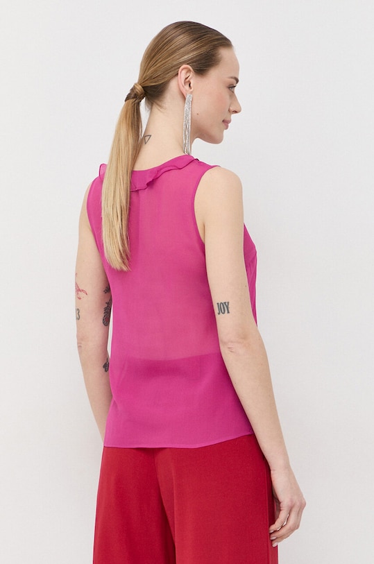 Oblačila Svilena bluza Patrizia Pepe 2C1484.A084 roza