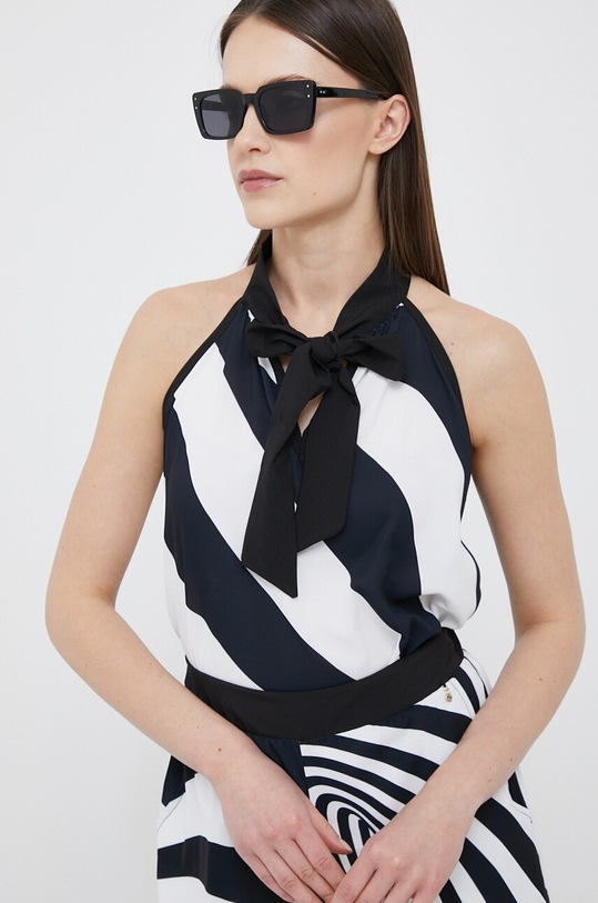 Блузка Artigli візерунок барвистий AC36230.PANNA.NERO