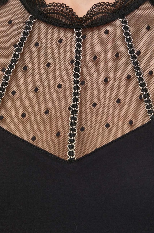 Μπλουζάκι Morgan DCHAIN.NOIR μαύρο