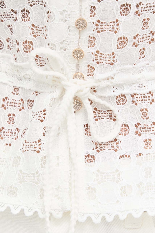 Μπλουζάκι Morgan DATE.OFF.WHITE λευκό