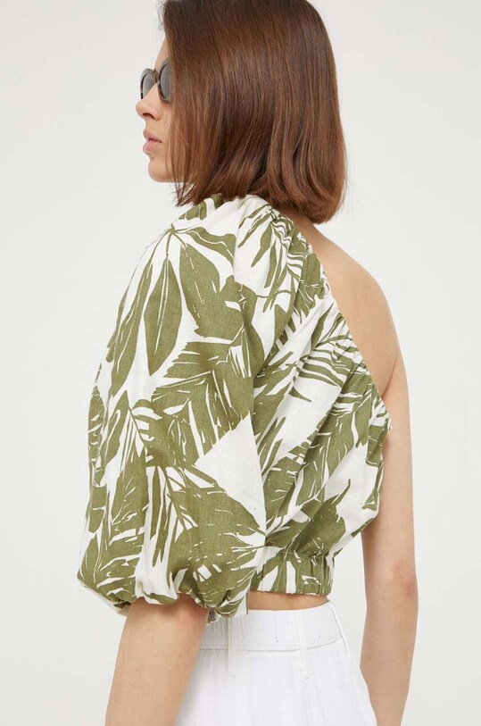 Îmbrăcăminte Abercrombie & Fitch bluza din in KI140.3297.366 verde