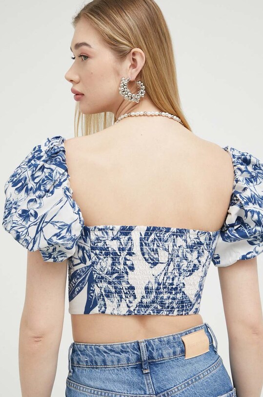 Îmbrăcăminte Abercrombie & Fitch top KI140.3298.115 albastru
