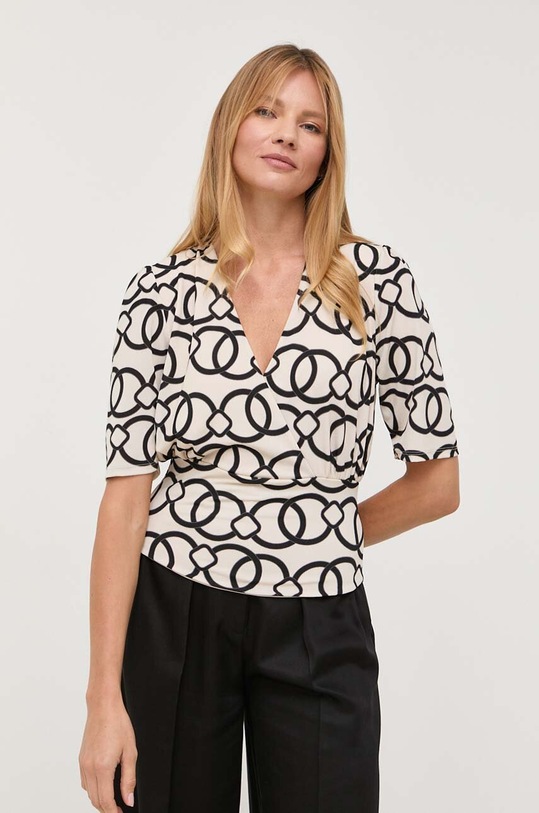 Morgan bluzka regular beżowy DUCEPI.MULTICO