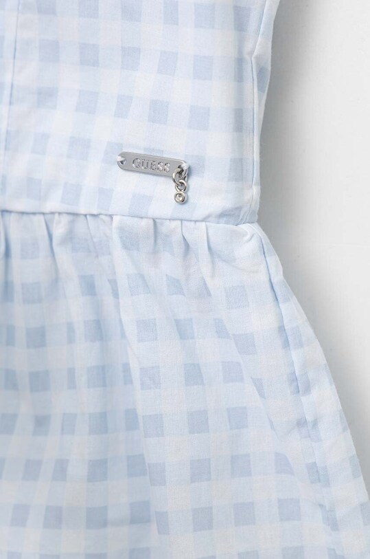 Дитяча бавовняна блузка Guess блакитний J3GH07.WFBB0.PPYX